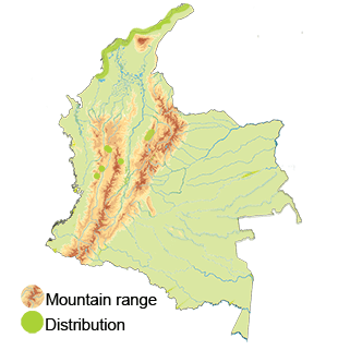 map of colombia for the american wigeon