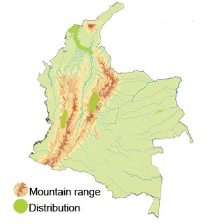 map of colombia for southern pochard